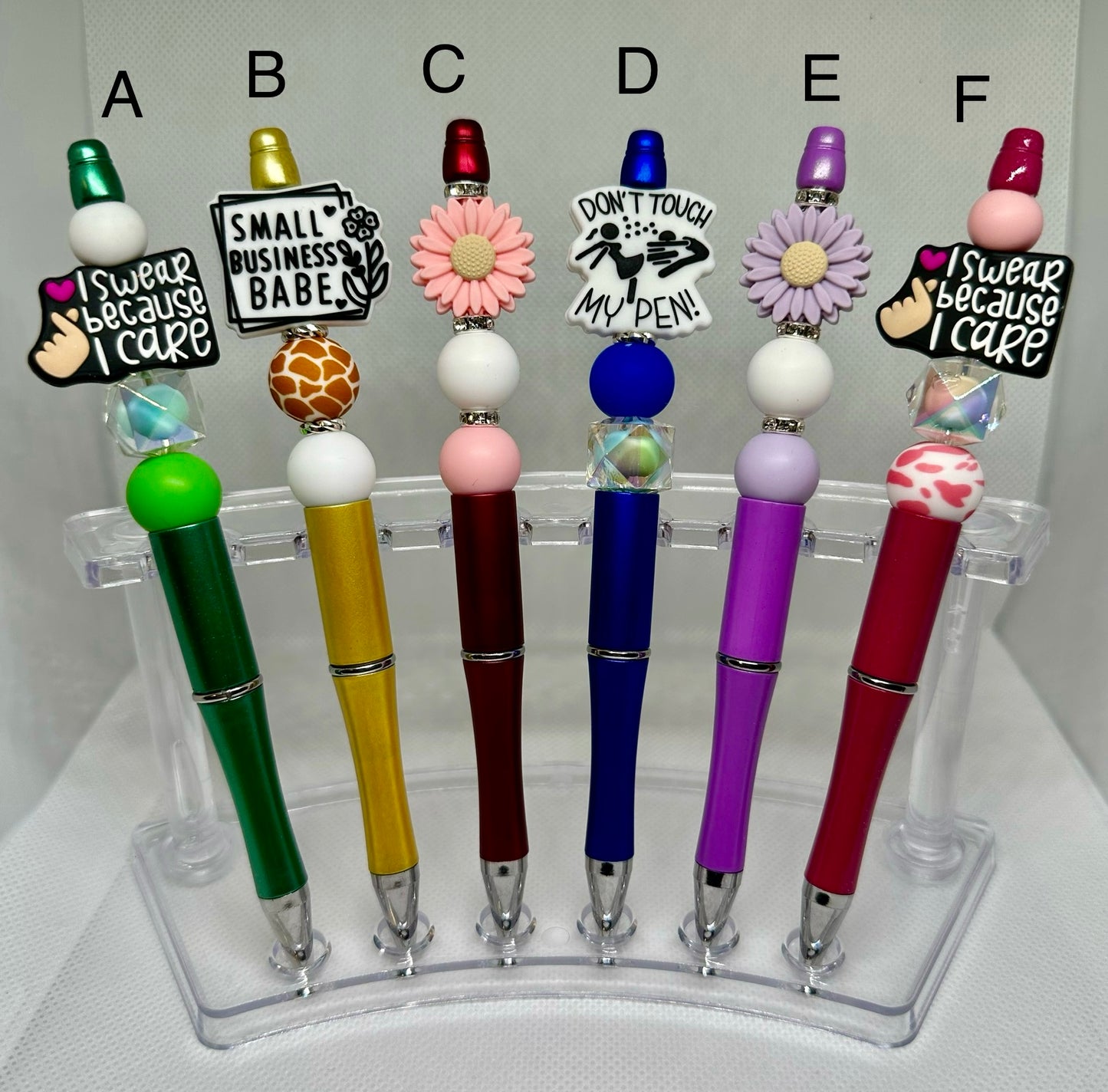 Beaded Focal Pens