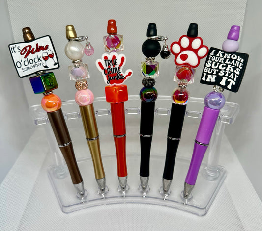 Beaded Focal Pens