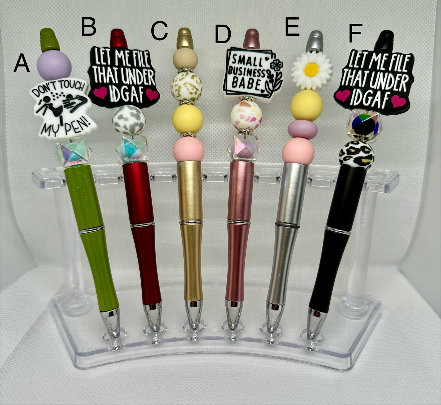 Beaded Focal Pens