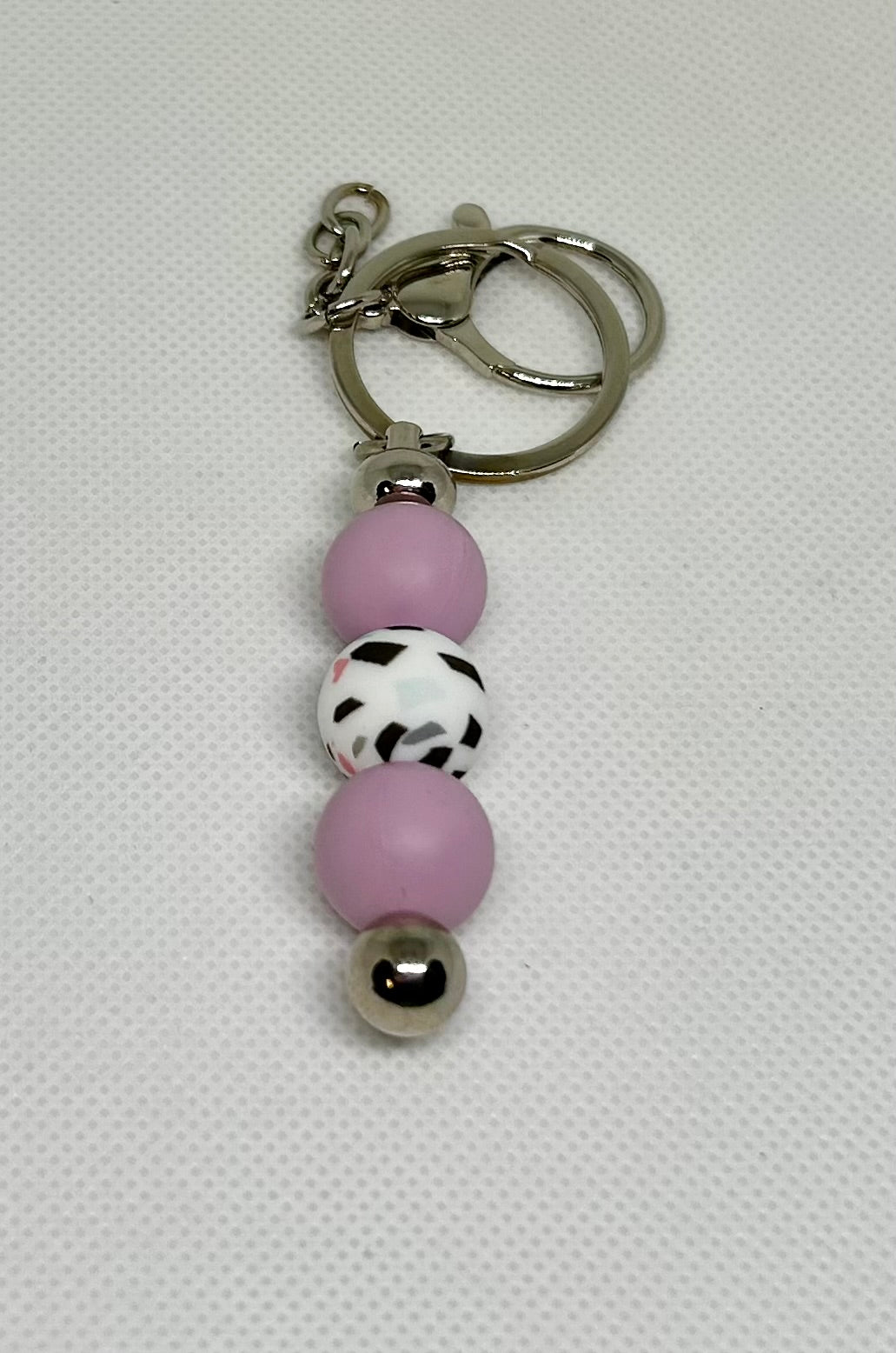 Silicone Beaded Keychain