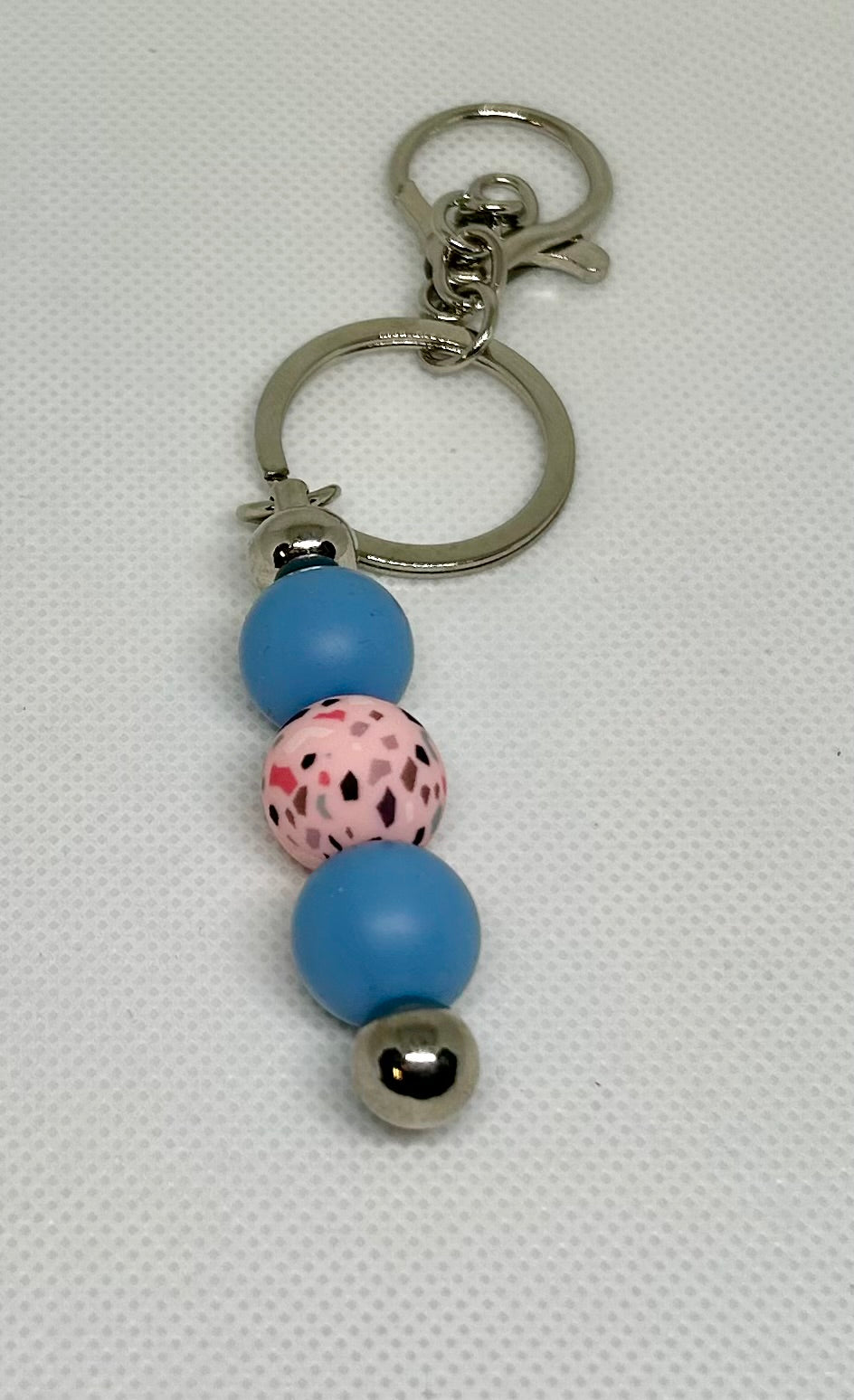 Silicone Beaded Keychain