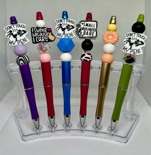 Beaded Focal Pens