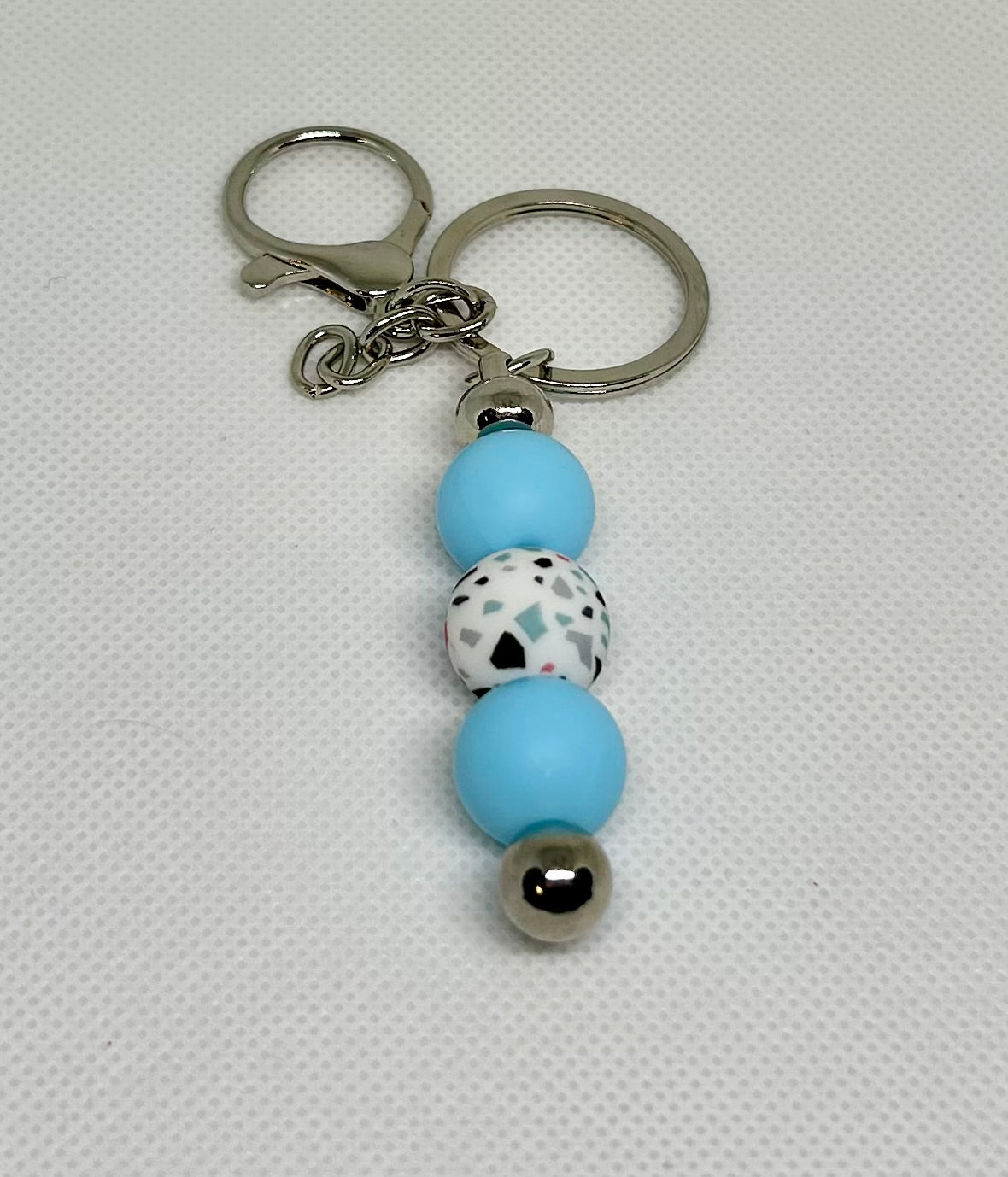 Silicone Beaded Keychain