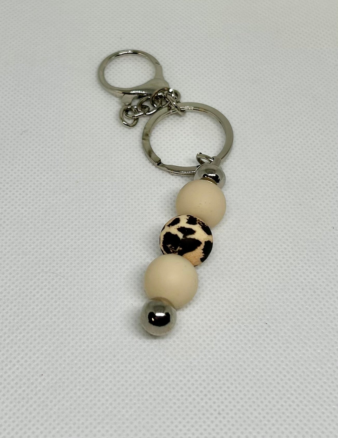 Silicone Beaded Keychain