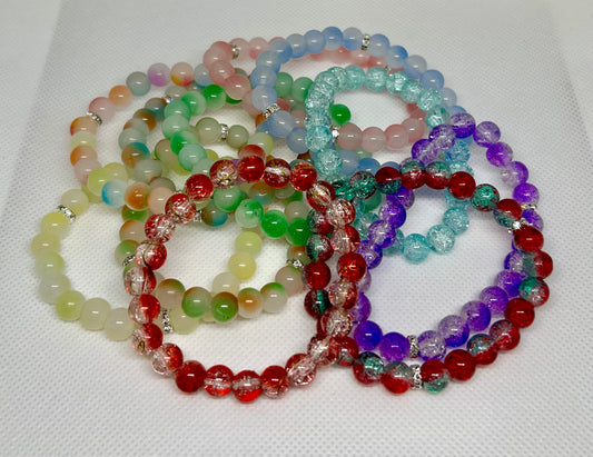 Glass Bead Bracelets