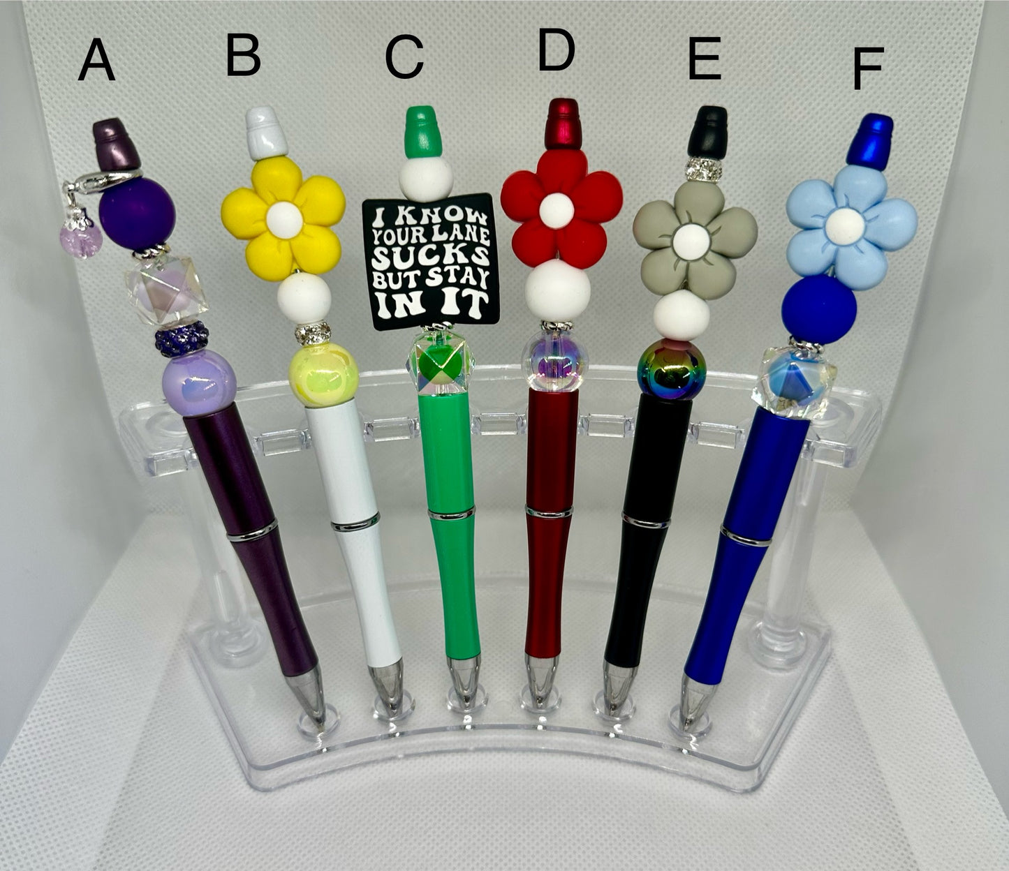 Beaded Focal Pens