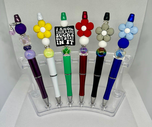 Beaded Focal Pens