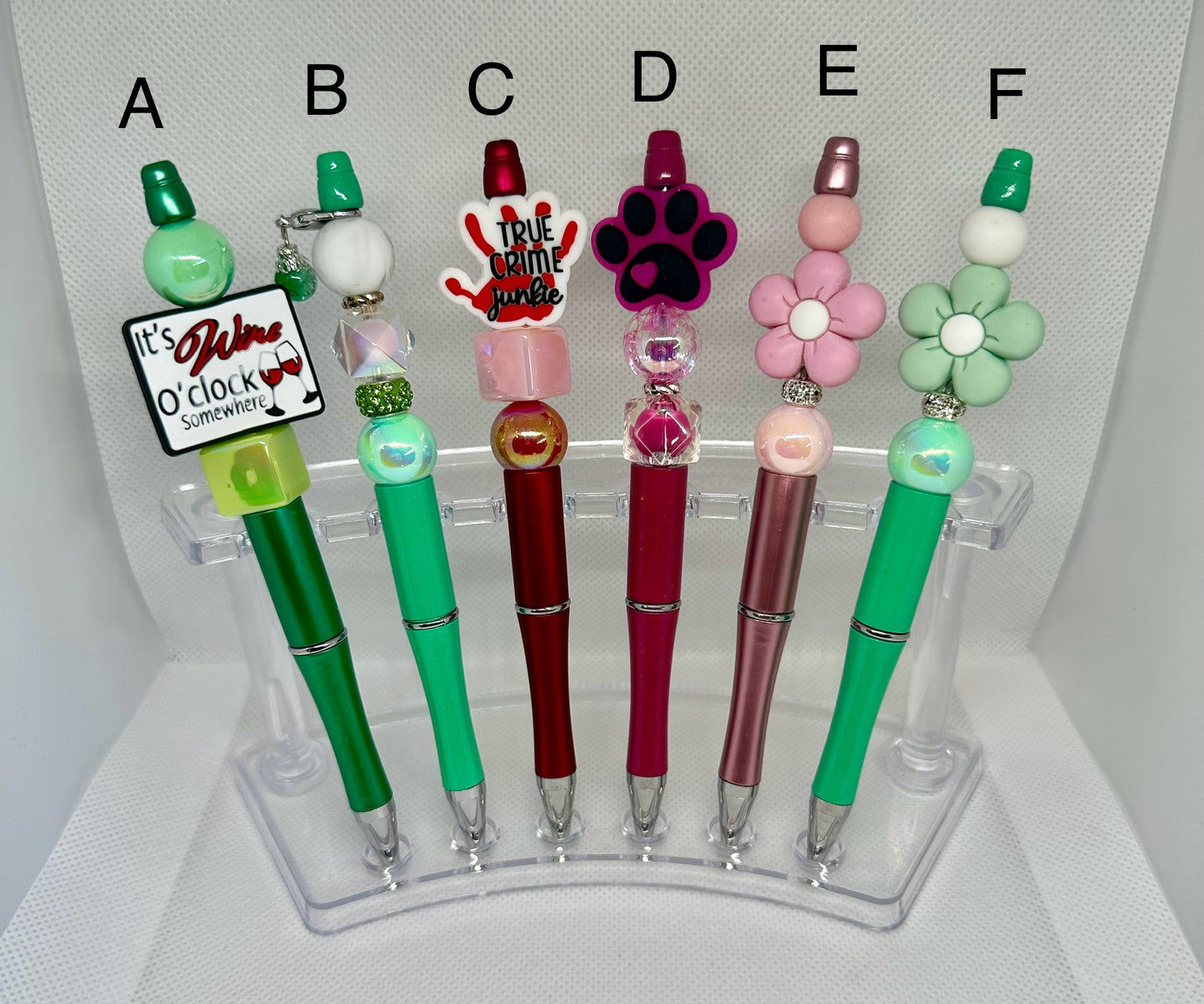 Beaded Focal Pens