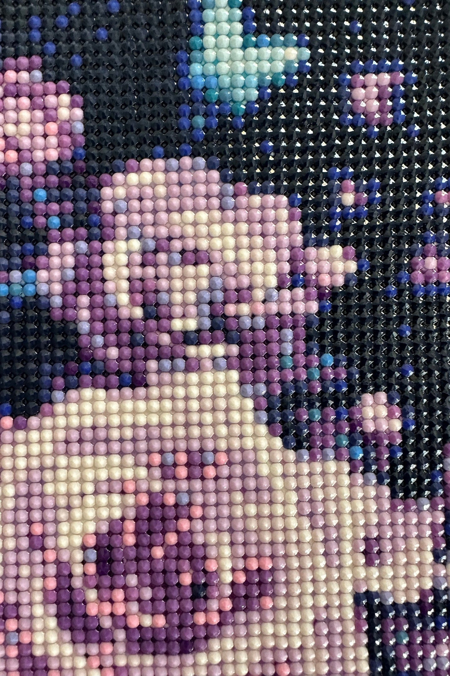 Purple Roses - Diamond Art