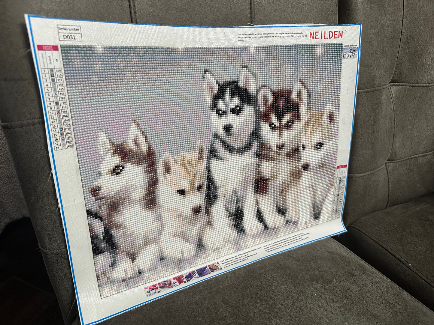 Husky Puppies - Diamond Art