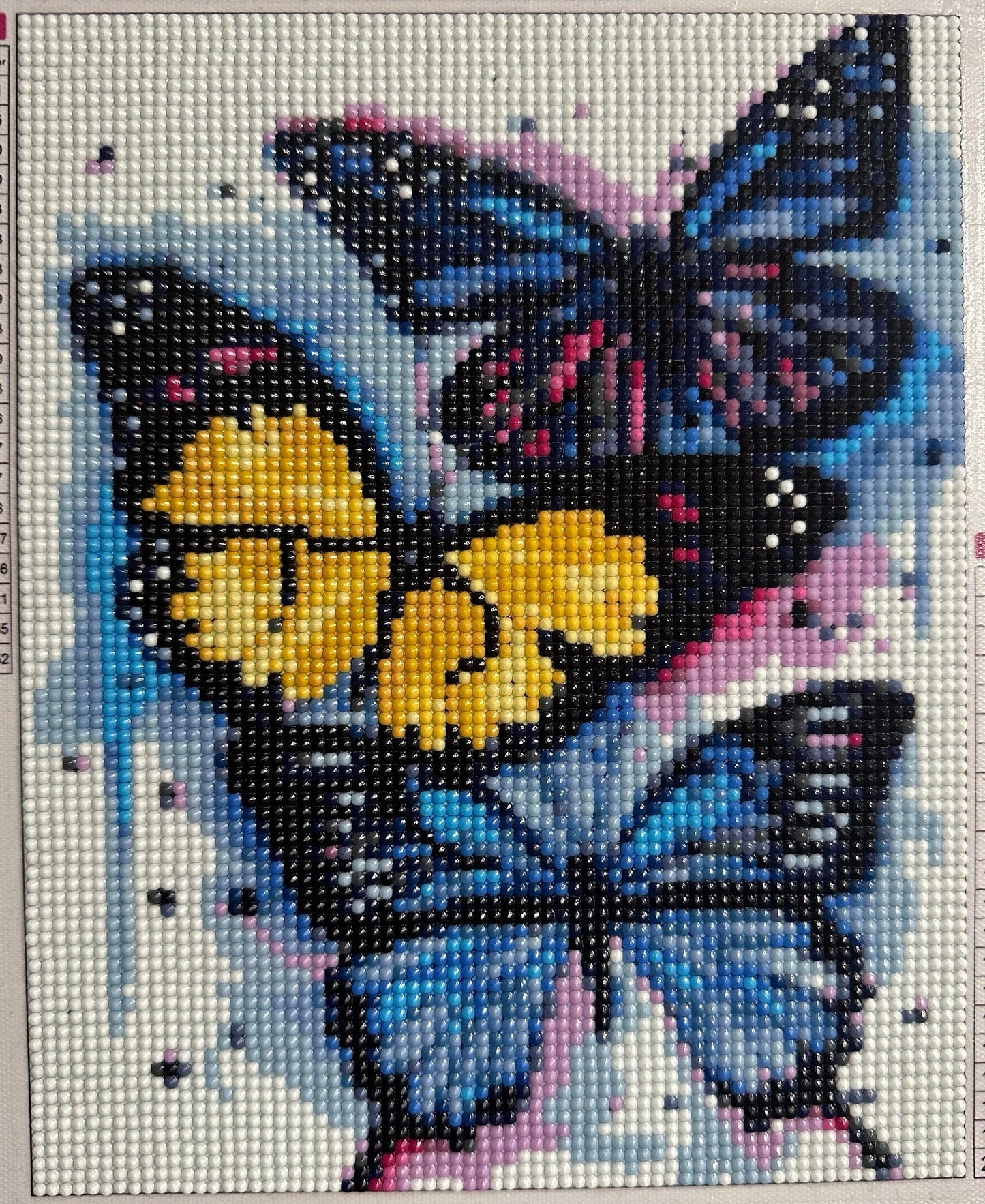 Blue & Yellow Butterflies - Diamond Art