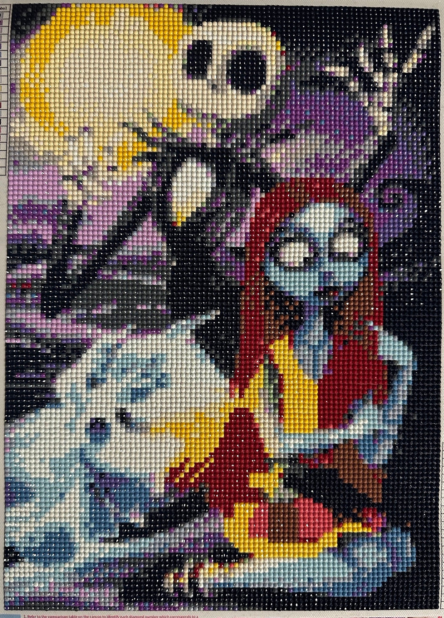 Jack & Sally, and Zero - Diamond Art