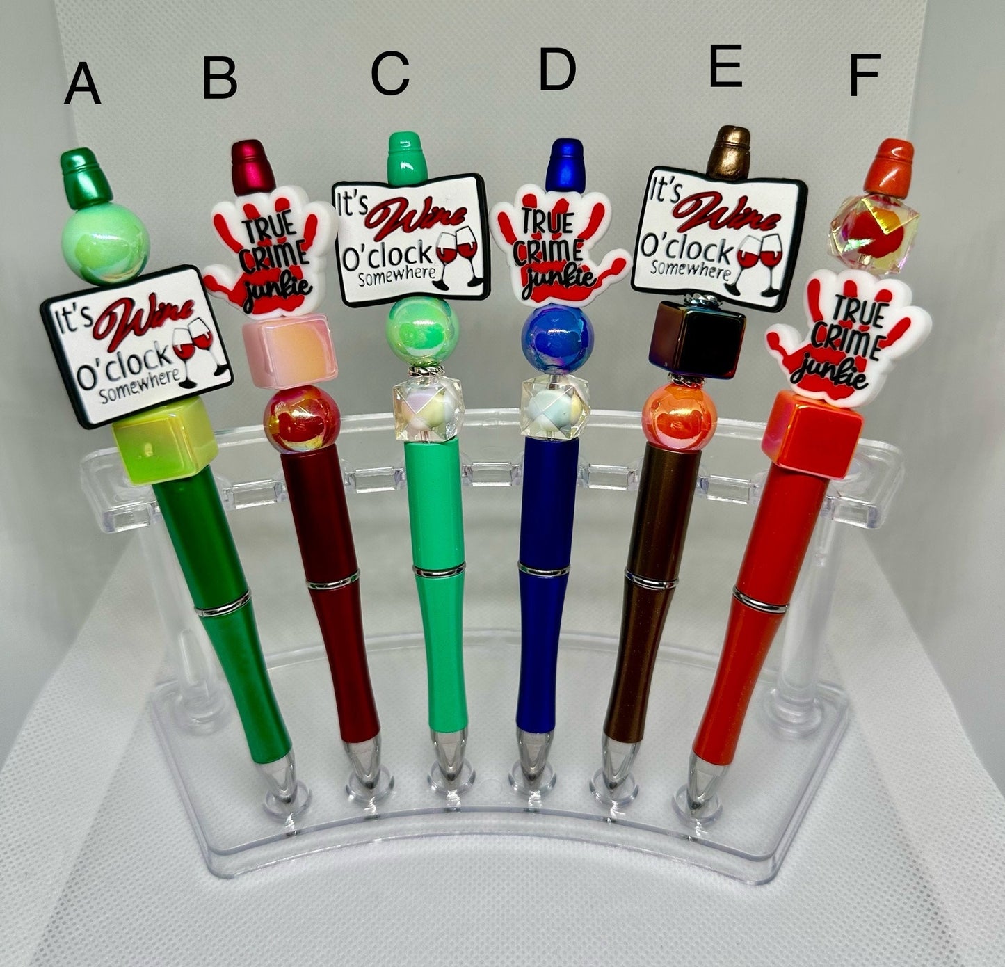 Beaded Focal Pens